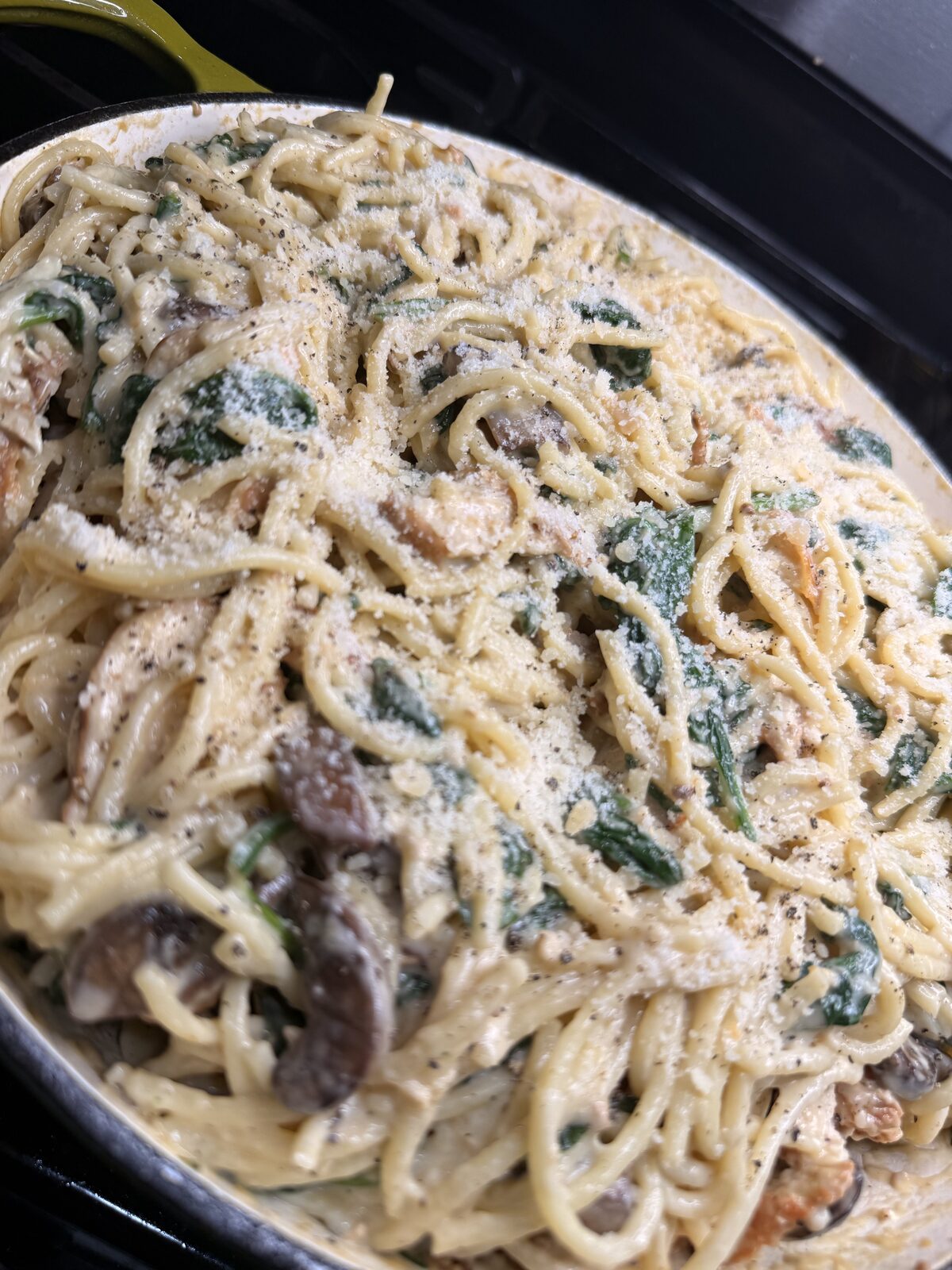 Cream of Mushroom Chicken Pasta
